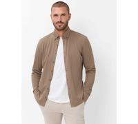 Brax Herren Langarmhemd Style DANIEL cappucino, hellbraun, Gr. L
