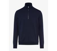 Langarm-Poloshirt BRAX "Style PEO", Herren, Gr. XXL (56), navy, 100% Baumwolle, Shirts (27959345-XXL) navy