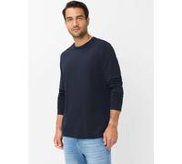 Funktionsshirt BRAX "Style T-ShirtN", Herren, Gr. 4XL (62/64), blau (navy), 98% Baumwolle, 2% Elasthan, Rundhals, Shirts Funktionsshirt (97797543-4XL) navy