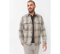 Brax Herren Overshirt Style KAY chocolate, dunkelbraun, Gr. S