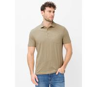 Poloshirt BRAX "Style PAVO", Herren, Gr. 4XL, hellkhaki, 100% Baumwolle, Shirts (60697916-4XL) hellkhaki
