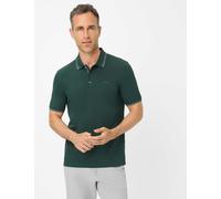 Poloshirt BRAX "Style PETE", Herren, Gr. XS (44/46), grün (dunkelgrün), 96% Baumwolle, 4% Elasthan, Kurzarm, Shirts (37348931-XS) dunkelgrün