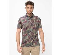 BRAX Poloshirt Style PHILO Herren Hellkhaki 80% Baumwolle 20% Leinen Größe XXL (56)