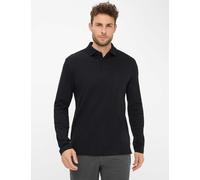 Poloshirt BRAX "Style PIRLO", Herren, Gr. M (50), schwarz, 100% Baumwolle, Shirts (33858233-M) schwarz