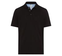 Poloshirt BRAX "Style PETE", Herren, Gr. XXXL (58/60), schwarz, 96% Baumwolle, 4% Elasthan, Kurzarm, Shirts (71359003-XXXL) schwarz