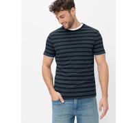 Brax Modern Fit Pullover dunkelblau, Gestreift