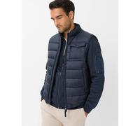Steppweste BRAX "Style WILL", Herren, Gr. L, blau (navy), Web, 100% Polyamid, Westen Steppweste (27383915-L) navy