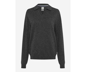 Brax Herren Strickpullover Style PASCAL cement, dunkelgrau, Gr. S