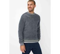 Rundhalspullover BRAX "Style ROB", Damen, Gr. XL (54), nachtblau, Strick, 100% Baumwolle, Rundhals, Pullover Rundhalspullover (45667631-XL) nachtblau