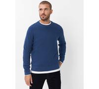 Brax Herren Strickpullover Style ROY steel blue, Blau, Gr. XS