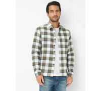 Langarmhemd BRAX "Style KAY", Herren, Gr. XL, Normalgrößen, olivgrün, Web, 100% Baumwolle, Hemden (14410759-XL) olivgrün