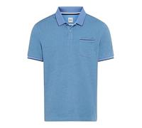 Brax Poloshirt Style PATRICK Modern Fit Kurzarm 100% Baumwolle Blau Größe L