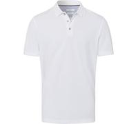 BRAX Herren Style Pete U Hi-Flex Poloshirt Pima Cotton Polohemd White S
