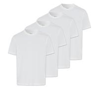 Brax Herren T-Shirts, 4er Pack - Tim Hi-Flex, Rundhals, Baumwollmix Weiß / 2XL XXL Weiß