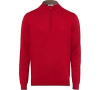 BRAX Herren Troyer Pullover Pulli Steffen Feinstrick Red