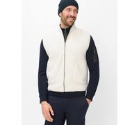 Brax Herren Weste Style WESLEY chalk white, Altweiß, Gr. M
