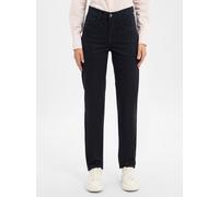 5-Pocket-Hose BRAX "Style CAROLA", Damen, Gr. 46, Normalgrößen, blau (navy), 40% Lyocell, 28% Modal, 17% Baumwolle, 12% Elastomultiester, 3% Elasthan, Hosen (17101637-46) navy