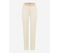 Caprihose RAPHAELA BY BRAX "Style PAMINA 6/8", Damen, Gr. 40, Normalgrößen, sand, Web, 97% Baumwolle, 3% Elasthan, Hosen Caprihose (14863969-40) sand