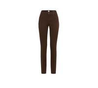 Brax 5-Pocket-Hose Style SHAKIRA Damen Slim Fit Dunkelbraun Größe 46 Lyocell-Mix
