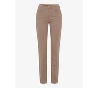 Brax Damen Five-Pocket-Hose Style MARY TAUPE, hellbraun, Gr. 34K