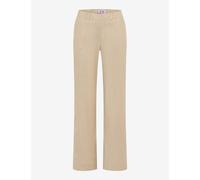 Raphaela by Brax Damen Marlenehose PAM FLARED Leinen-Stretch Beige Größe 44