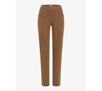 Bequeme Jeans RAPHAELA BY BRAX "Style PAMINA", Damen, Gr. 38, Normalgrößen, braun, Denim/Jeans, 93% Baumwolle, 5% Elastomultiester, 2% Elasthan, slim fit, Jeans (39776246-38) braun