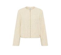 Steppjacke BRAX "Style LYON", Damen, Gr. 42, hellbeige, Web, 90% Polyester, 10% Baumwolle, Rundhals, Jacken Steppjacke (89184425-42) hellbeige