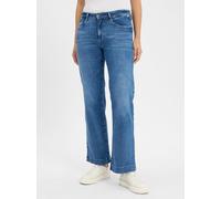 5-Pocket-Jeans BRAX "Style MAINE", Damen, Gr. 44K (22), Kurzgrößen, blau (hellblau), 94% Baumwolle, 4% Polyester, 2% Elasthan, Jeans (93862344-22) hellblau