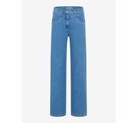 Raphaela by Brax Damen Five-Pocket-Hose Style LAURA FLARED BLEACHED, USING&BUFFIES, denim hellblau, Gr. 38