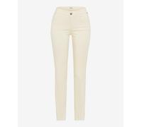 5-Pocket-Jeans BRAX "Style SHAKIRA S", Damen, Gr. 36, Normalgrößen, beige, 44% Lyocell, 43% Baumwolle, 10% Elastomultiester, 3% Elasthan, Jeans (91835119-36) beige