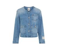 Jeansjacke BRAX "Style PARIS", Damen, Gr. 40, hellblau, Denim/Jeans, 99% Baumwolle, 1% Elasthan, Rundhals, Jacken Jeansjacke (69061023-40) hellblau