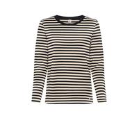 Langarmshirt BRAX "Style CARINA L", Damen, Gr. 36, dunkelblau, 96% Modal, 4% Elasthan, Rundhals, Shirts Langarmshirt (54573746-36) dunkelblau