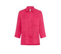 Kurzarmbluse BRAX "Style VICKI", Damen, Gr. 44, pink, Web, 100% Leinen, Blusen (84548609-44) pink