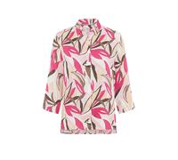 Kurzarmbluse BRAX "Style VICKI", Damen, Gr. 48, pink, Web, 100% Leinen, Blusen (73033512-48) pink