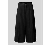 Brax Loose Fit Leinenhose mit elastischem Bund Modell 'MELLI' in Black, Größe 44