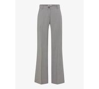 Jogginghose BRAX "Style MAINE", Damen, Gr. 34K (17), Kurzgrößen, grau, 53% Polyester, 43% Schurwolle, 4% Elasthan, Hosen (83007022-17) grau