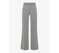 Jogginghose BRAX "Style MAINE", Damen, Gr. 48, Normalgrößen, grau, 53% Polyester, 43% Schurwolle, 4% Elasthan, Hosen (15915523-48) grau