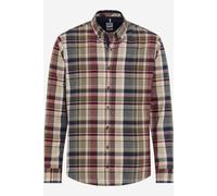 Brax Modern Fit Flanellhemd Velvet, Gemustert