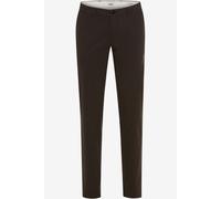 Chinohose BRAX "Style FABIO", Herren, Gr. 35, Länge 34, dunkelbraun, Web, 53% Baumwolle, 28% Polyester, 15% Viskose, 4% Elasthan, Hosen Chinohose (93021448-35) dunkelbraun