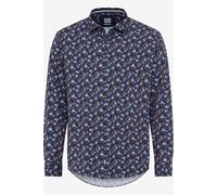 Brax Modern Fit Hemd dunkelblau, Bedruckt