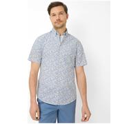 Brax Modern Fit Hemd Kurzarm blau