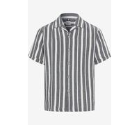 Kurzarmhemd BRAX "Style LEO", Herren, Gr. XL, Normalgrößen, navy, Web, 100% Baumwolle, Hemden (48563044-XL) navy