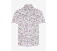 Brax Modern Fit Hemd Kurzarm rot/blau