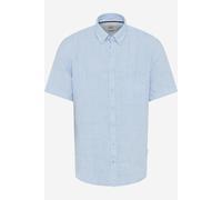 Brax Modern Fit Leinenhemd hellblau, Kariert
