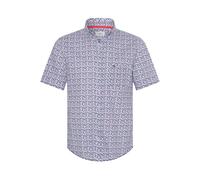 Brax Modern Fit Leinenhemd koralle, Bedruckt