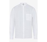Leinenhemd BRAX "Style Herrenhemd", Herren, Gr. S, Normalgrößen, weiß, Web, 100% Leinen, Hemden (77674341-S) weiß