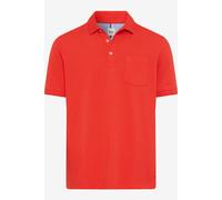 Brax Modern Fit Poloshirt Kurzarm rot