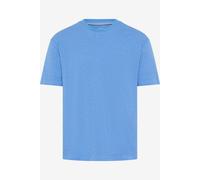 Brax Modern Fit T-Shirt Rundhals blau, Einfarbig