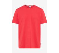 Brax Modern Fit T-Shirt Rundhals rot, Einfarbig