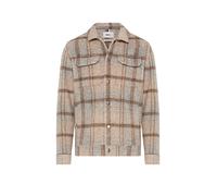 Sweatjacke BRAX "Style SANTIAGO", Herren, Gr. XXXL (58/60), beige (braun), Web, 77% Polyester, 23% Wolle, Sweatjacken Sweatjacke (22325825-XXXL) braun